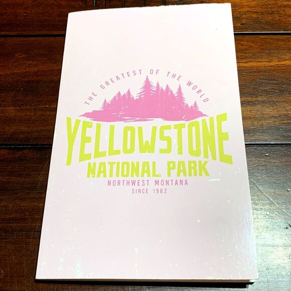 Yellowstone National Park Notebook Journal Travel CrownJewlz Lined Pgs 5.25x8.3 - Picture 1 of 3
